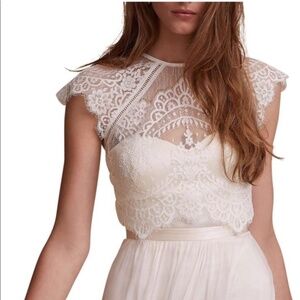 BHLDN Lace Itala Topper from Catherine Deane